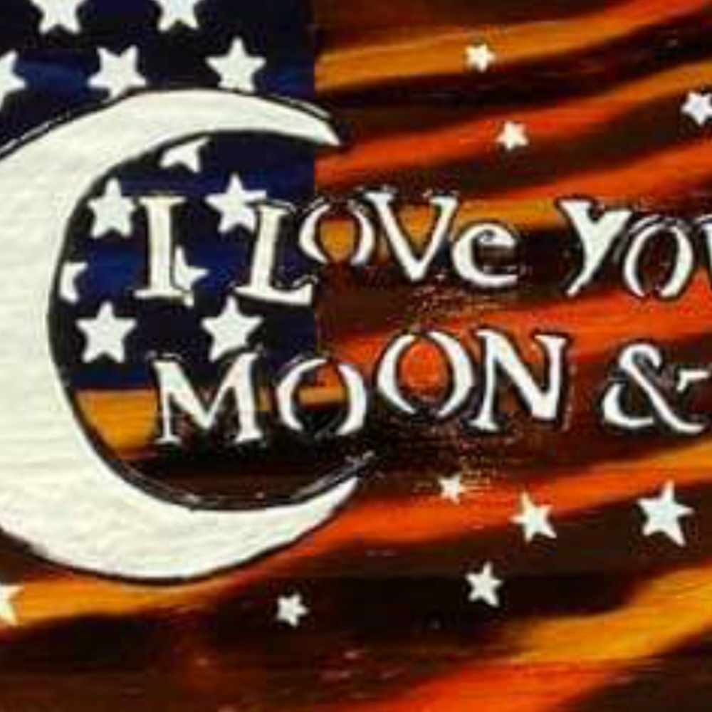 13"×20"×1/2" Flag Laquered Wall Plaque.....